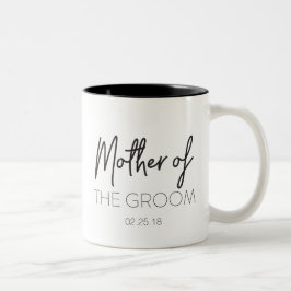 Mutter der Bräutigam-Tasse Zweifarbige Tasse