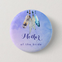 Mutter der Brautwasserfedern Button