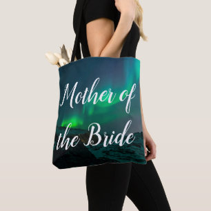 Mutter der Bride Aurora Licht Script Hochzeit Tasche