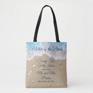 Mutter der Bride Blue Beach Waves Sandy Toes Tasche