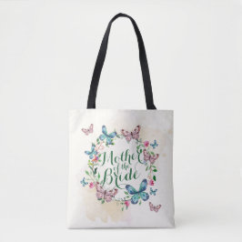 Mutter der Bride Butterfly Tote Tag Tasche