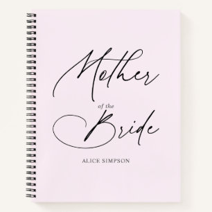 Mutter der Bride Chic Script Notizbuch