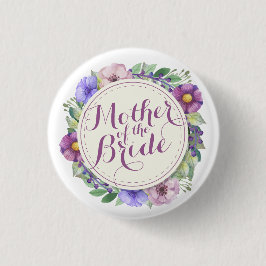Mutter der Bride Elegant Blumenschaltfläche Button