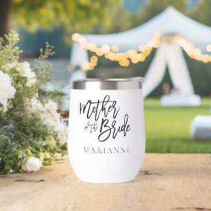 Mutter der Bride Geschenkname Schwarze Kalligraphi