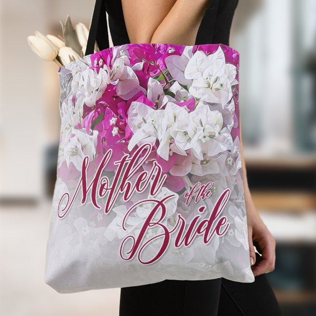 Mutter der Bride Geschenktasche in Rosa und Weiß Tasche (Von Creator hochgeladen)