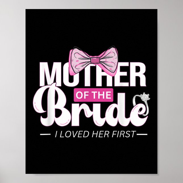 Mutter der Bride Mob Wedding Mama Mama Niedlich Br Poster (Vorne)