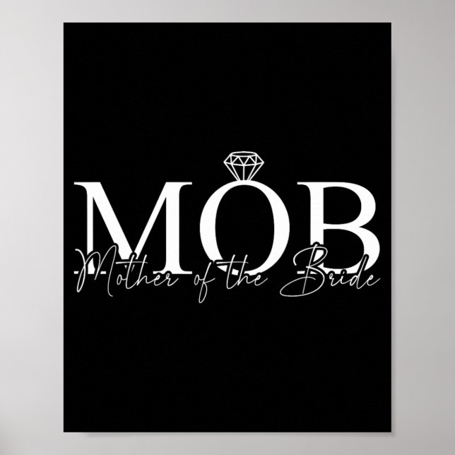 Mutter der Bride Mob Wedding Mama Mama Niedlich Br Poster (Vorne)