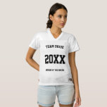 Mutter der Bride Team Bride Sports Letters Frauen Football Trikot<br><div class="desc">Mutter des Bride Team Bride Sports Briefe Football Jersey Personalisiert mit Namen oder beliebigem Zitat oder Sprichwort. Verwenden Sie einen lustigen Spitznamen oder lustige Charaktere jedes Mitgliedes Ihrer Hochzeitsfeier, um die Dinge zu beleben. Diese sind ideal für die Hochzeit Probe, Probe Dinner, Junggeselinnen-Abschied oder für Spaß und Spiele am Empfang....</div>