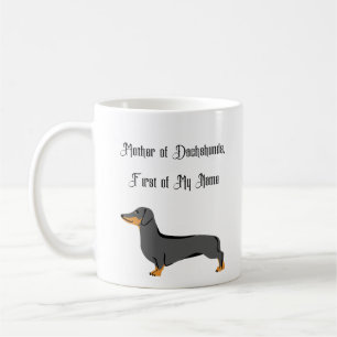 Mutter der Dackeln, Vorname Kaffeetasse