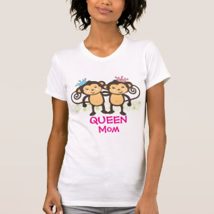 Mutter der Doppelaffen T-Shirt