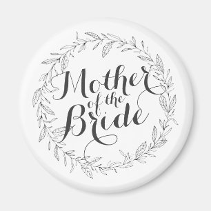 Mutter der einfachen Blumenhochzeit   Magnet