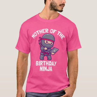 Mutter der Geburtstagsfreunde Ninja T-Shirt
