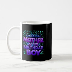 Mutter der Geburtstagsjunge Mutter Matching Family Kaffeetasse