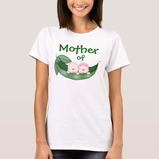 Mutter der gemischten Twins T-Shirt (Vorderseite)