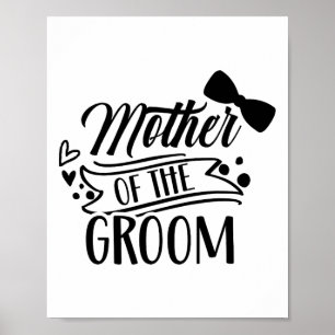 Mutter der Groom-Bachelor-Hochzeitsfeier Redewendu Poster