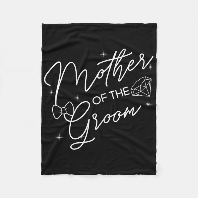 Mutter der Groom Blume Hochzeitsfeier Fleecedecke (Vorderseite)