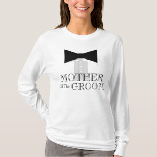 Mutter der Groom-Bow-Krawatte T-Shirt