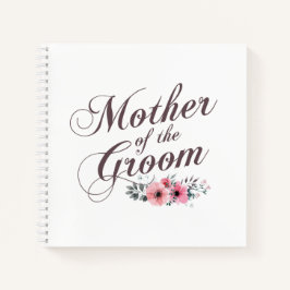 Mutter der Groom Elegant Wedding | Notizbuch