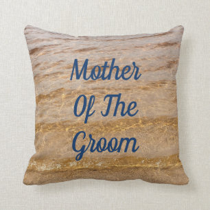 Mutter der Groom Geschenk Strand Wasserwaves Cool Kissen