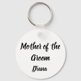 Mutter der Groom Geschenke Individuelle Name Hochz Schlüsselanhänger