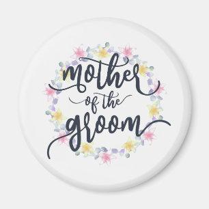Mutter der Groom-Hochzeitkalligraphie   Magnet