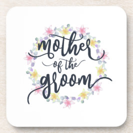 Mutter der Groom-Hochzeitkalligraphie | UNTERSETZE Getränkeuntersetzer