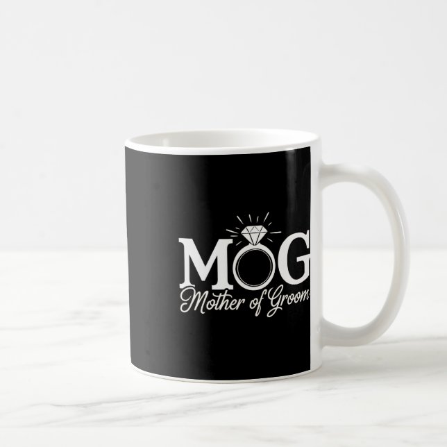 Mütter der Groom Mob Mog Mama Wedding Bac Kaffeetasse (Rechts)