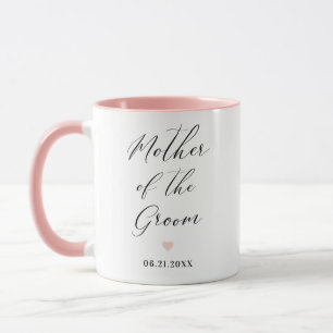 Mutter der Groom-Script-Hochzeitsgeschenke-Tasse Tasse