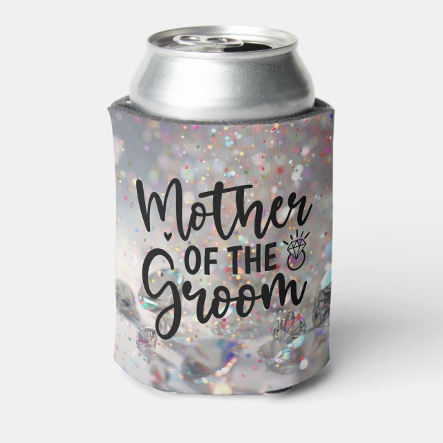 Mutter der Groom Sparkle Diamonds Dosenkühler (Kanne Rückseite)