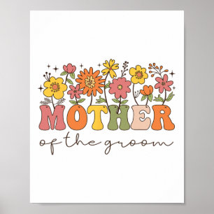 Mutter der Groom Wildblume Blumenstuhl Par Poster