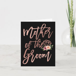 Mutter der Groomflora von der Braut für Hochzeit Karte
