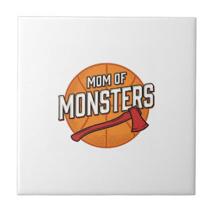 Mutter der Monster Vintage Basketball-Mutter Desig Fliese