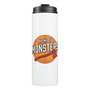 Mutter der Monster Vintage Basketball-Mutter Desig Thermosbecher