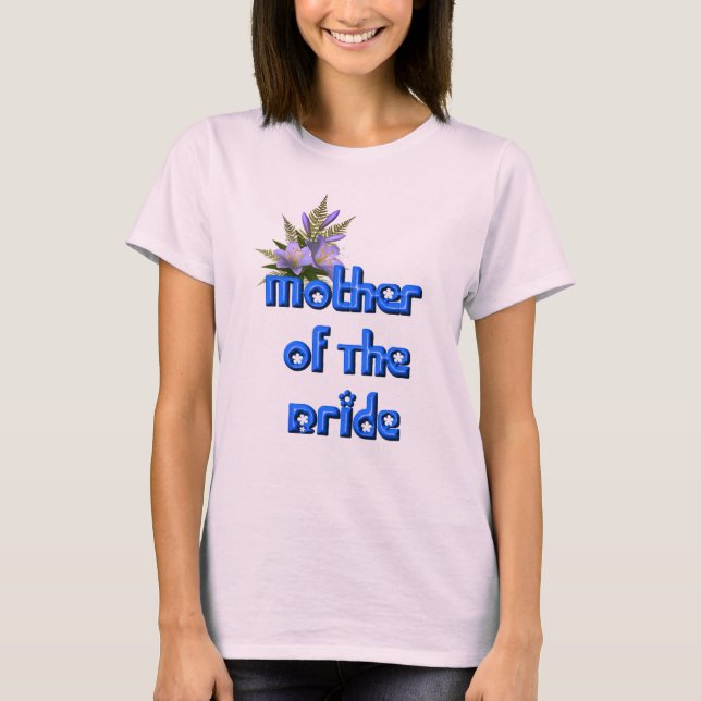 Mutter der Niedlichen Hochzeitsbridale T-Shirt (Vorderseite)