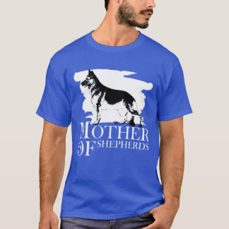 Mutter der Schäferhunde Hundebesitzerin Geschenkfa T-Shirt