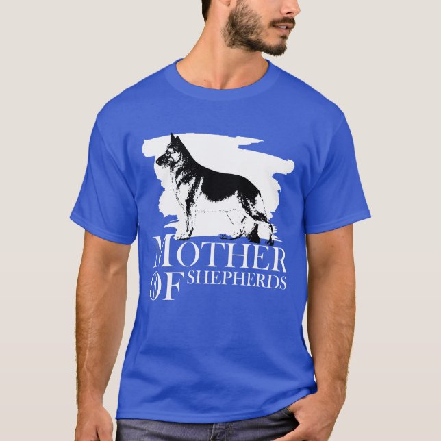 Mutter der Schäferhunde Hundebesitzerin Geschenkfa T-Shirt (Vorderseite)
