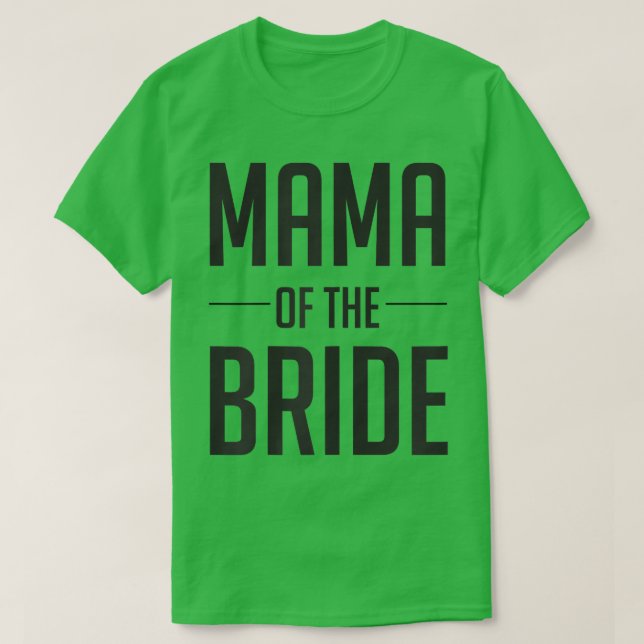 Mütter der Shirts der Braut für Brautparty (Design vorne)