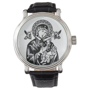 Mutter der ständigen Hilfe Armbanduhr