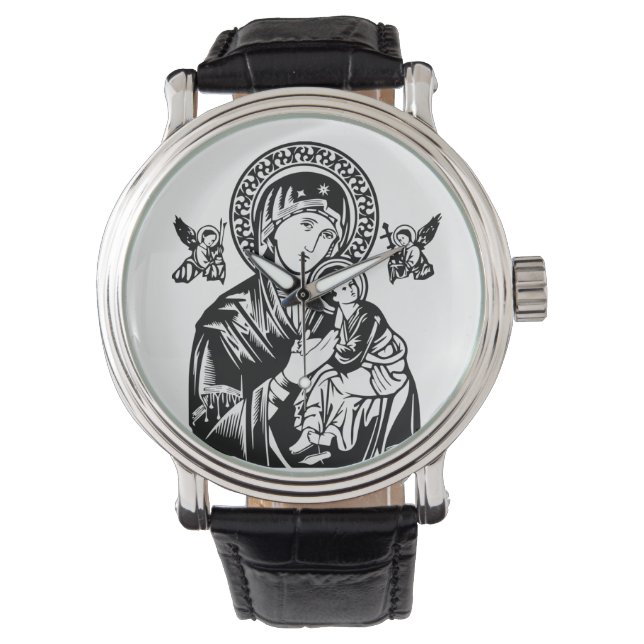 Mutter der ständigen Hilfe Armbanduhr (Vorderseite)
