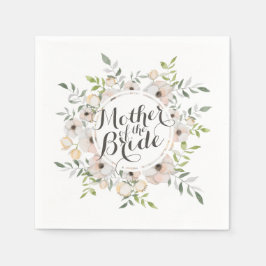 Mutter der Wasserfarbenskizze der Braut | Napkin Serviette