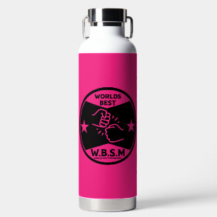 MUTTER DER WELT MIT BESTEN SCHRITTEN TRINKFLASCHE