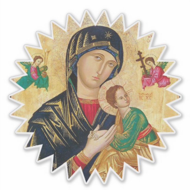 Mutter des Aufklebers für die ständige Hilfe Aufkleber (Vorderseite)