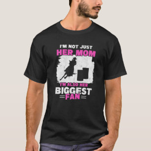 Mutter des Barrel Racers Mom größter Fan Pferd Bar T-Shirt