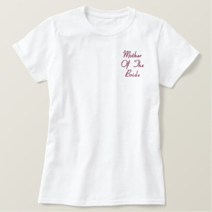 Mutter des bestickten Polo