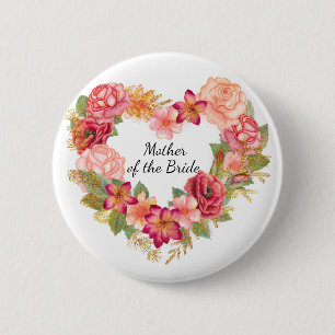 Mutter des Blumendruckknopfes Button