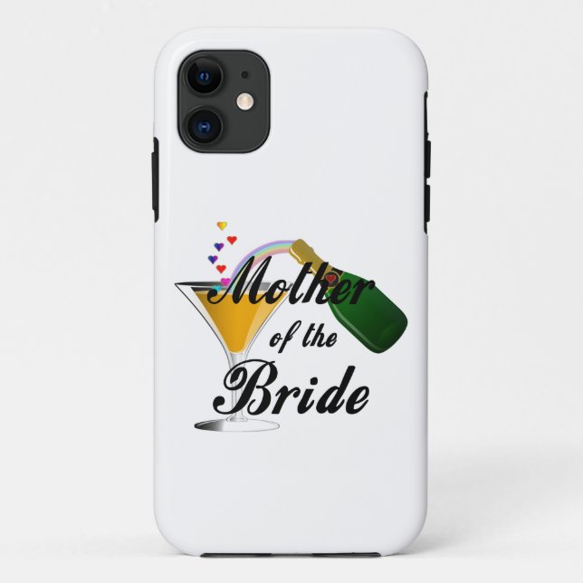 Mutter des Braut-Champagne-Toasts Case-Mate iPhone Hülle (Rückseite)
