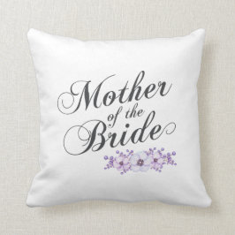 Mutter des Braut-eleganten Blumenhochzeits-Kissens Kissen