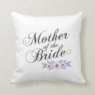 Mutter des Braut-eleganten Blumenhochzeits-Kissens Kissen