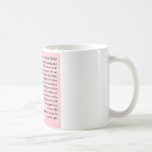 Mutter des Braut-Gedichtes - Rosen Kaffeetasse