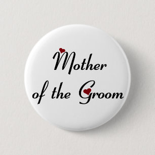 Mutter des Bräutigamknopfes Button